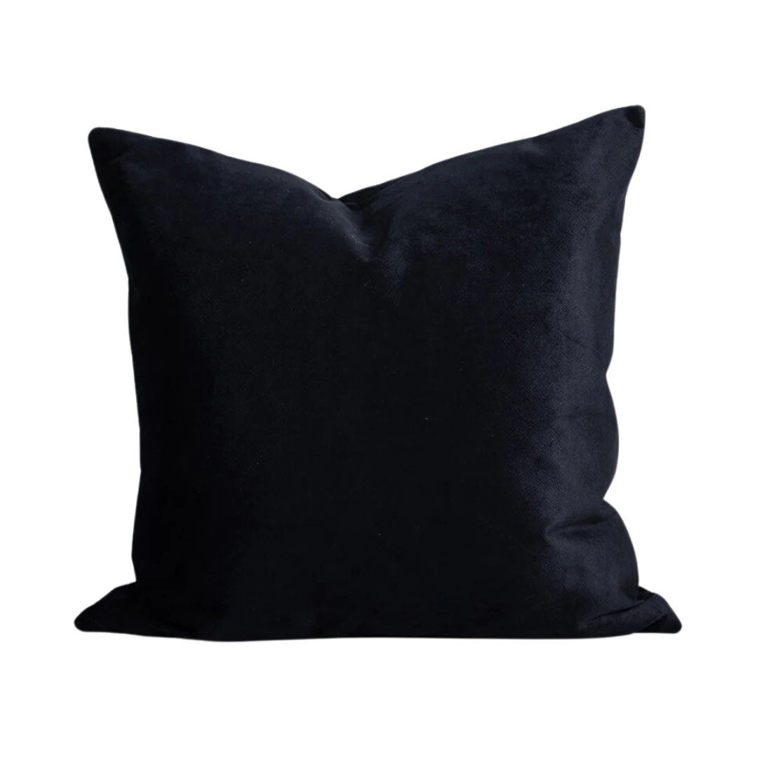Aster Cushion Feather Filled - Black image 0